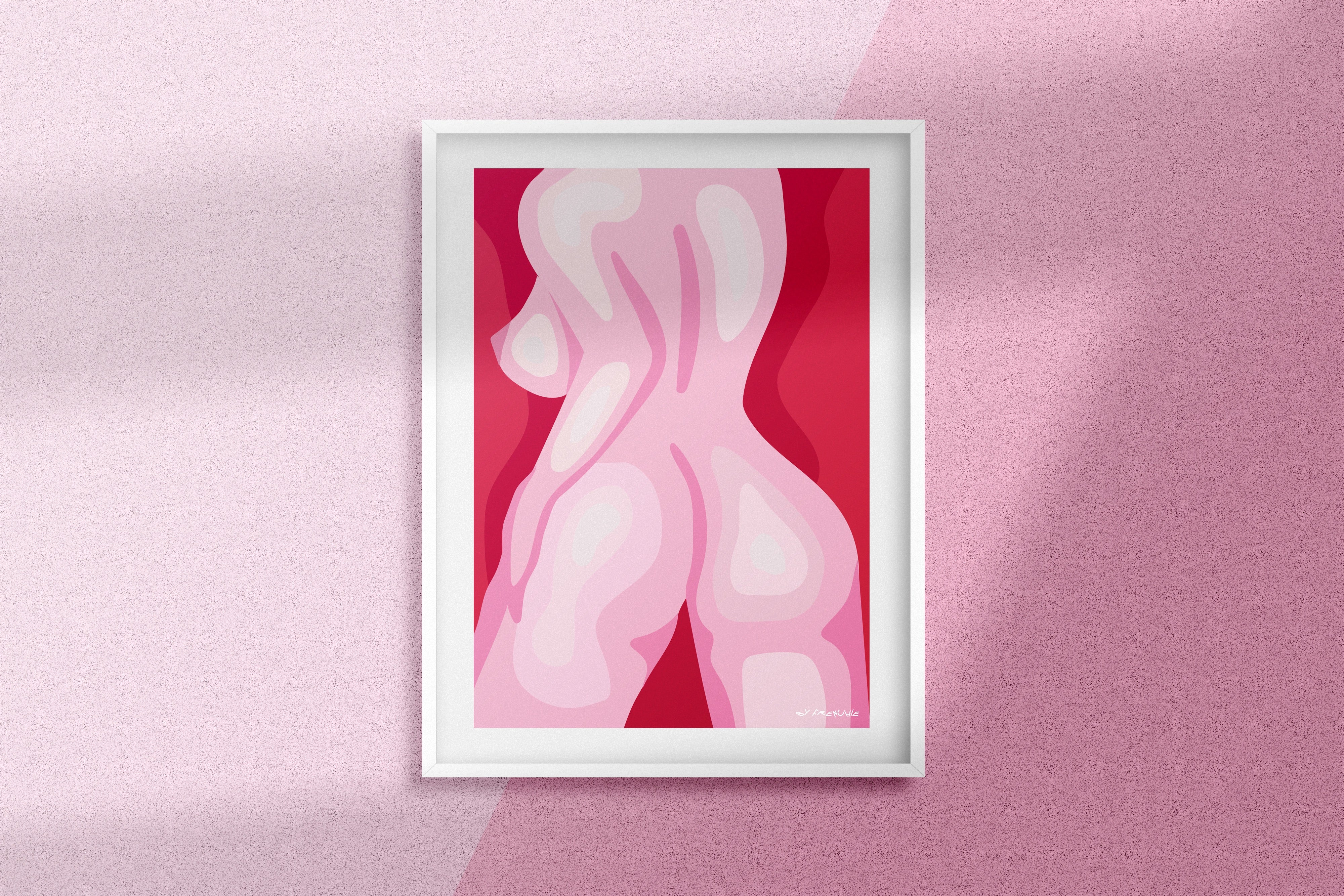Print 'Look Back At It' - Pink